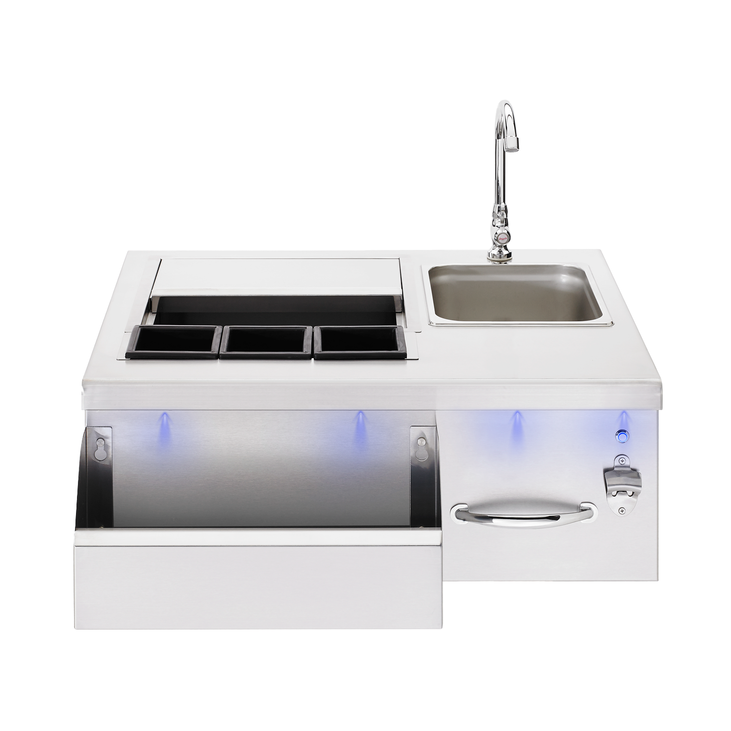 TrueFlame 30" Beverage & Prep Station — Outdoor Kitchen Equipment