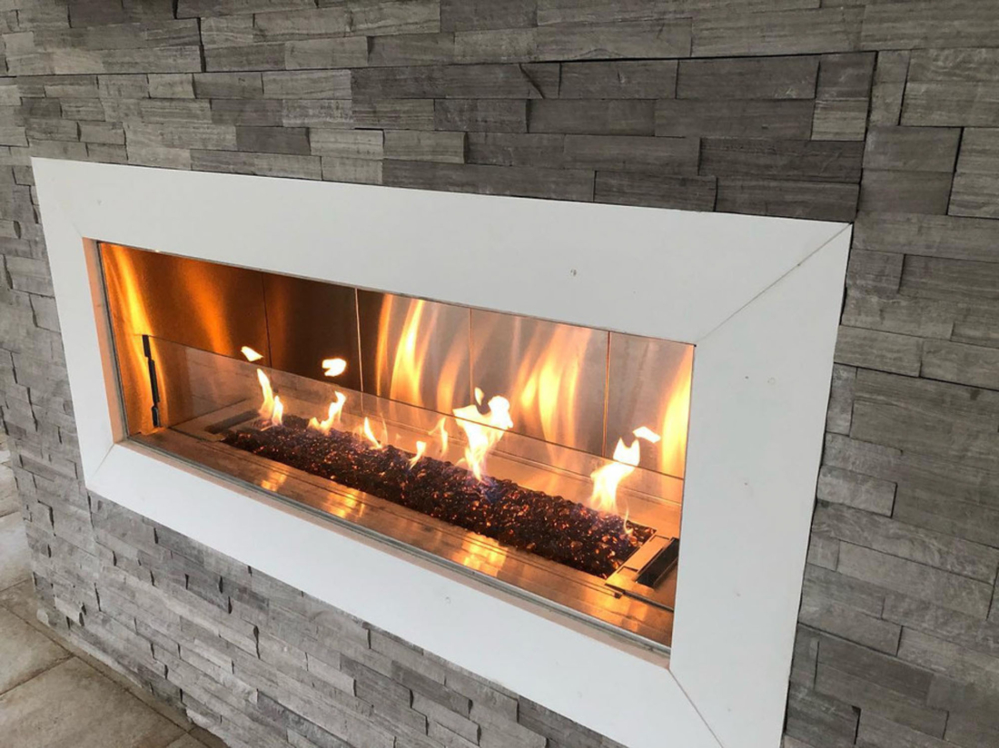 The Kalea Bay Outdoor Fireplace