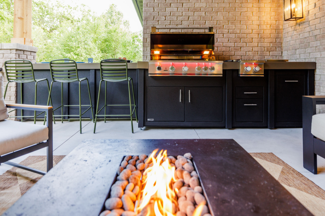 Give the Grill More Room with Outdoor Kitchen Components