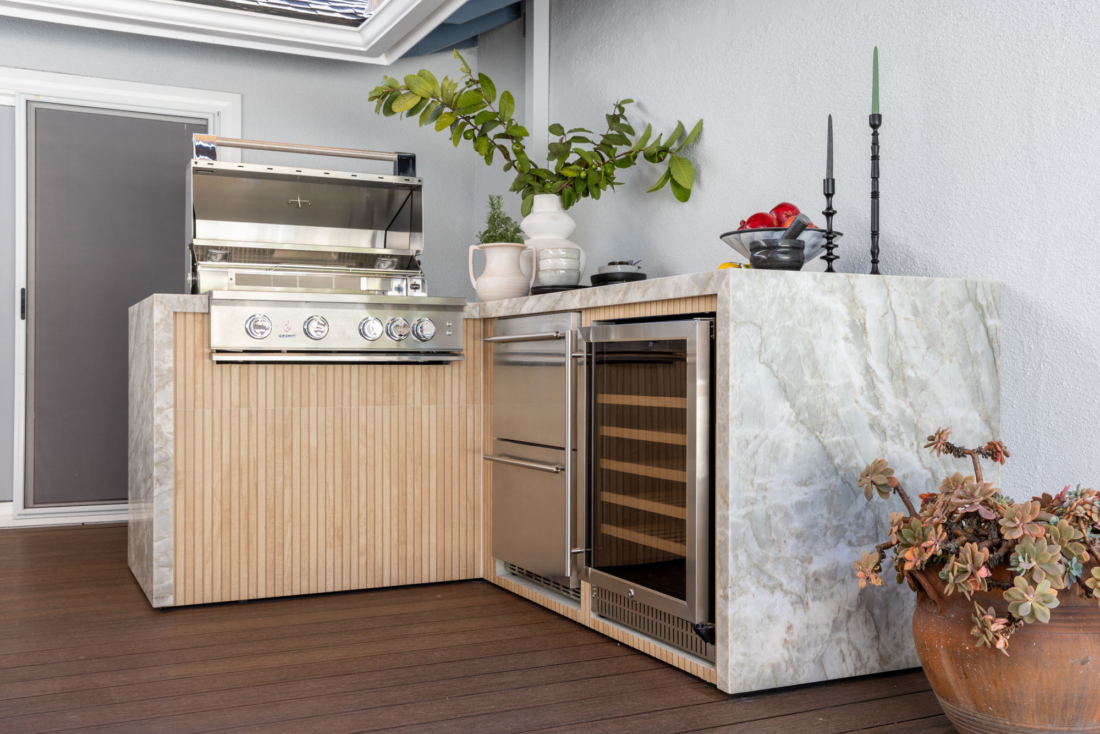 Update Your Outdoor Kitchen to Feel Easy, Open, and Inviting